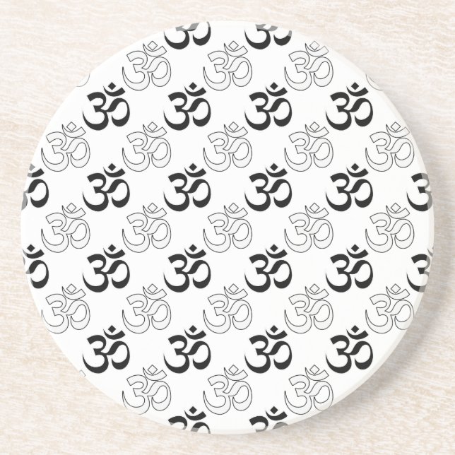 Om, Aum Symbol Coaster (Front)