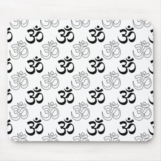 Om, Aum Symbol Mouse Mat (Front)