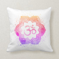 *~* OM AUM Symbol Ombre Lotus Flower Mandala