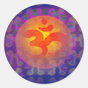 om aum symbol Sticker