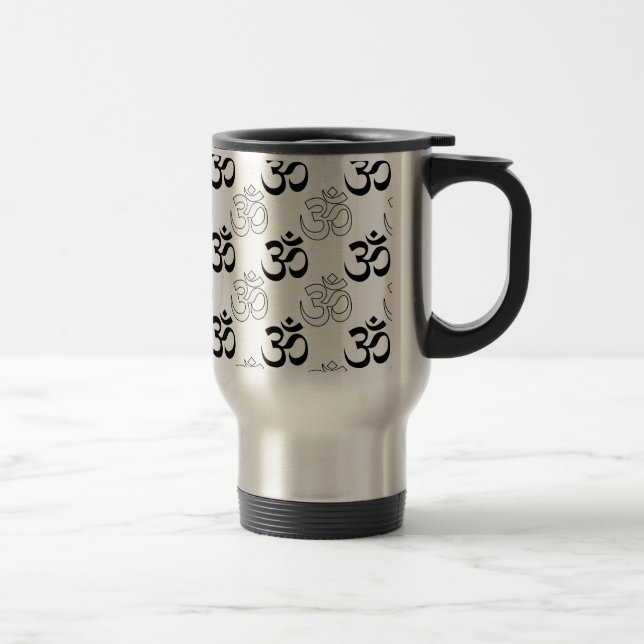 Om, Aum Symbol Travel Mug (Right)