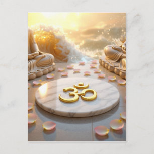 OM - AUM - ZEN BUDDHISM POSTCARD