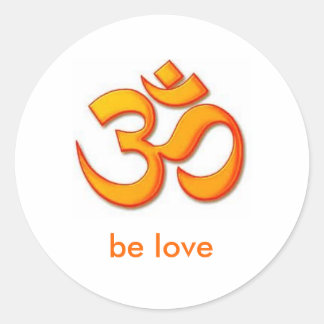 Om Be Love Sticker