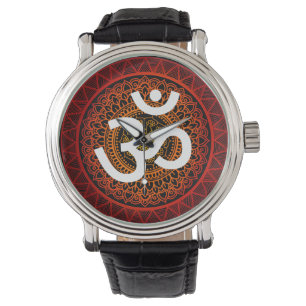 Om chakra mandala  watch
