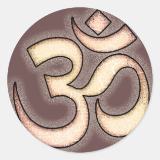 OM CLASSIC ROUND STICKER