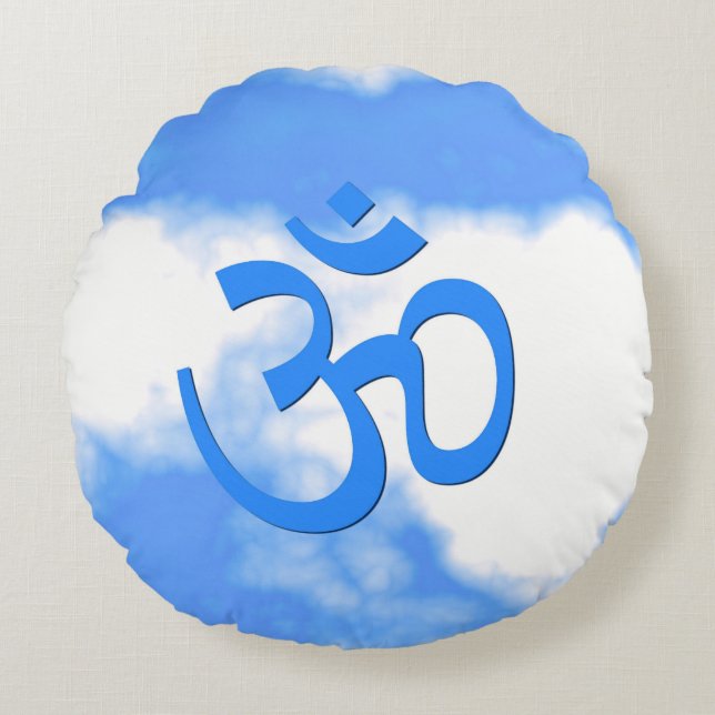 Om Clouds pillow (Front)