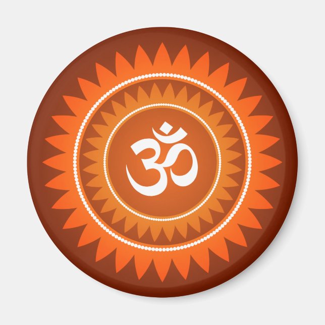 Om Design Magnet (Front)