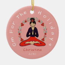 'Om For The Holidays' Yogi Ornament