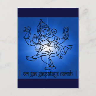 Om-Gan-Ganpataye-Namah Postcard