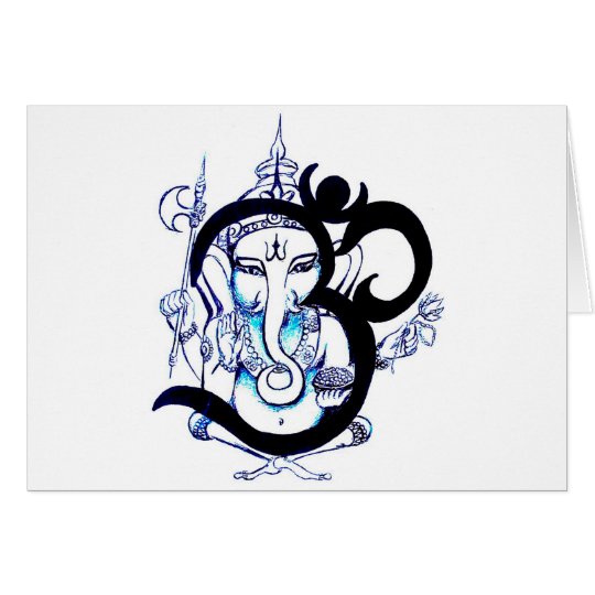 OM - Ganesha Card
