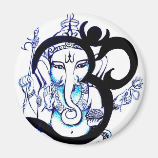 OM  -  Ganesha Magnet