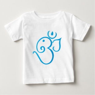 Om-ganpati-turqoise Baby T-Shirt