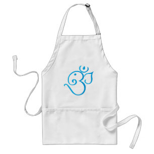 Om-ganpati-turqoise Standard Apron