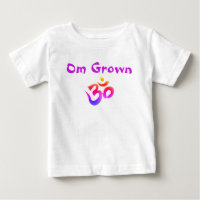 Om Grown Purple Baby Tee