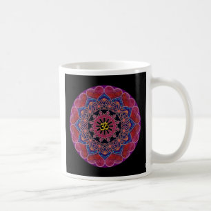 Om Heart Mandala Coffee Mug