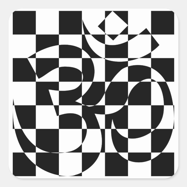 om hindu optical stickers (Front)