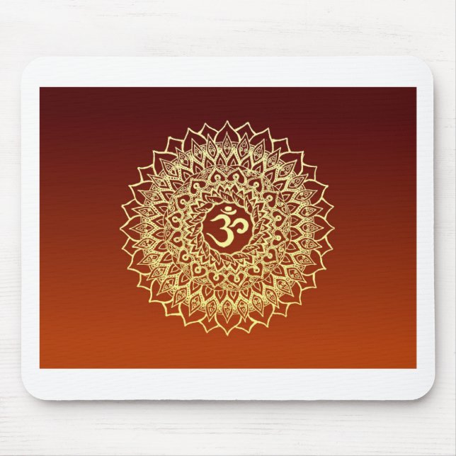 OM HINDU SYMBOL MOUSE MAT (Front)