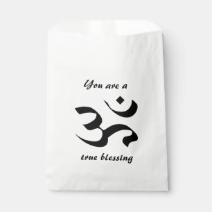 Om in Sanskrit 2 Favour Bags