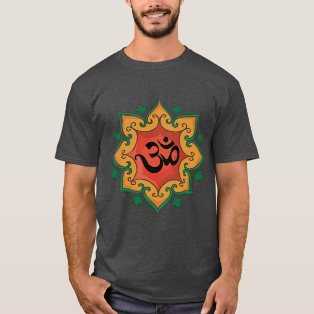Om India girl T-Shirt (Front)