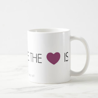 Om Is Where the Heart Is Mug