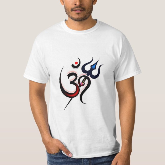 Om Lord Sacred Symbol T-Shirt""Divine Om Lord Tee" T-Shirt (Front)