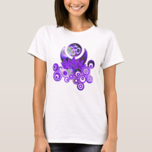 OM LOTUS Design violet + your ideas T-Shirt