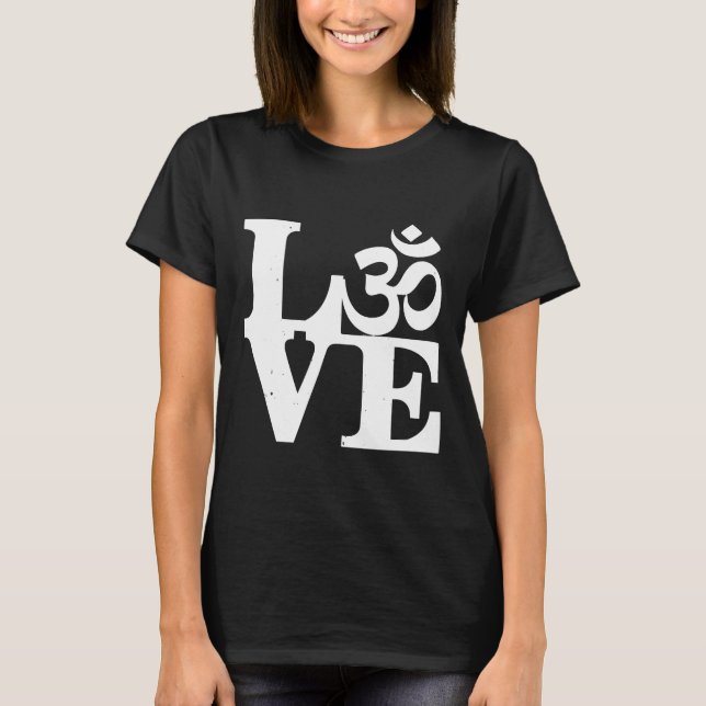 Om Love T-Shirt (Front)