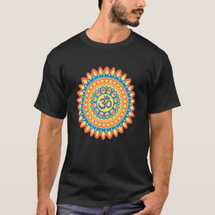 Om Mandala Art Meditation For Peace And Yoga Fans T-Shirt