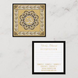 OM Mandala - Business Card