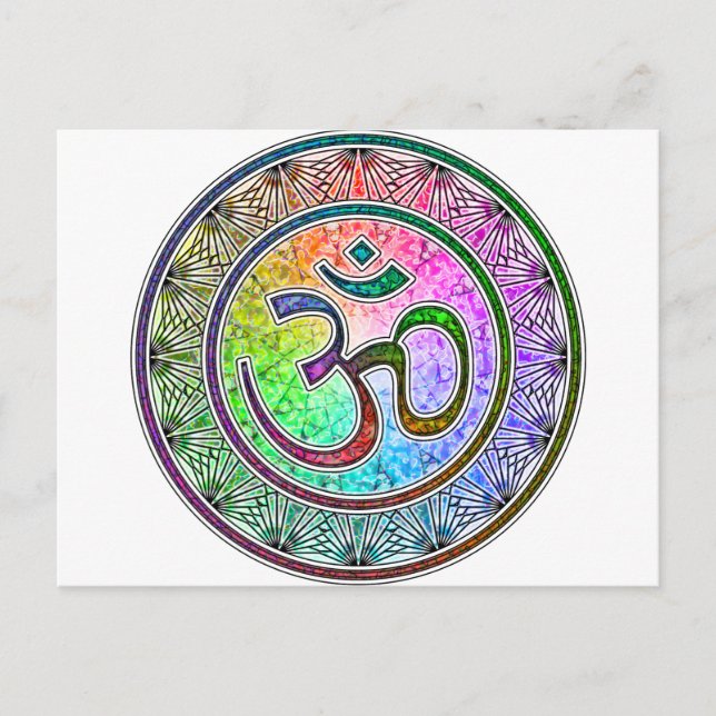 OM-mandala Postcard (Front)