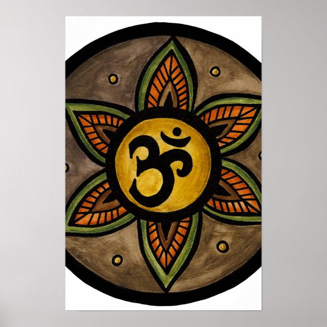 Om Mandala Poster (Front)