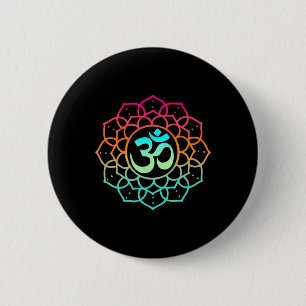 Om Mandala Spiritual Zen Yoga Buddhist Meditate Mi 6 Cm Round Badge
