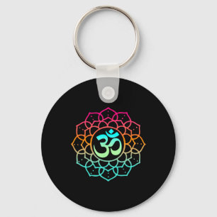 Om Mandala Spiritual Zen Yoga Buddhist Meditate Mi Key Ring