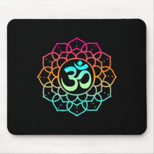 Om Mandala Spiritual Zen Yoga Buddhist Meditate Mi Mouse Mat