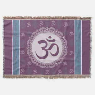 OM Mandala - Throw Blanket
