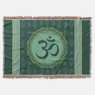 OM Mandala - Throw Blanket