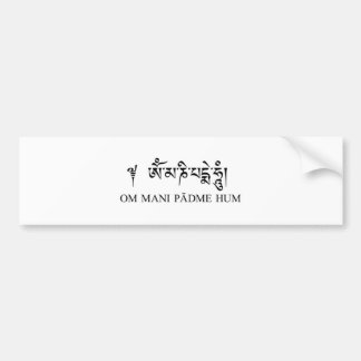 Om Mani Padme Hum Bumper Sticker