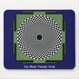 Om Mani Padme Hum chant Mouse Mat