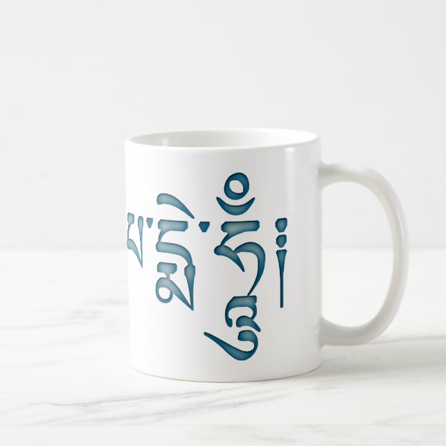 OM MANI PADME HUM COFFEE MUG (Right)