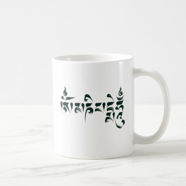 Om Mani Padme Hum III Coffee Mug (Right)