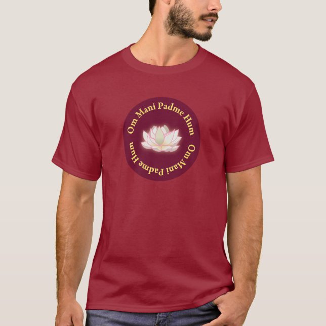 Om Mani Padme Hum T-Shirt (Front)