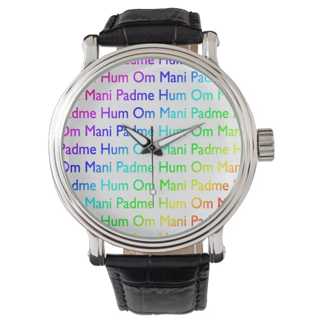 Om Mani Padme Hum Watch (Front)