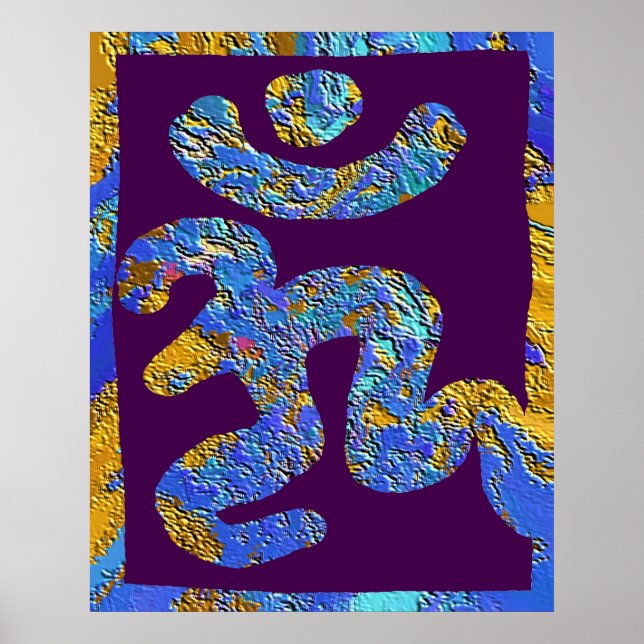 OM MANTRA - For Peace Poster (Front)