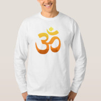 Om Mantra Symbol Yoga Asana Relax Men's White