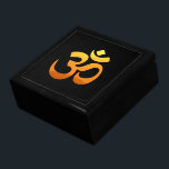 Om Mantra Yoga Symbol Asana Relax Fitness Gold Sun Gift Box<br><div class="desc">Om Mantra Yoga Symbol Asana Relax Fitness Gold Sun Meditation Yellow Orange Inspirational Elegant Sunrise Wooden Jewellery Keepsake Box.</div>