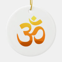 Om Mantra Zen Yoga Symbol Gold Sun Asana Relax