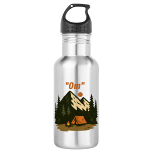 “Om” Mountain Meditation Camping Design 532 Ml Water Bottle