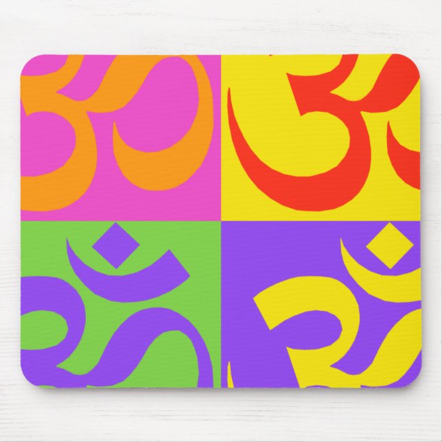 Om Mouse Mat (Front)