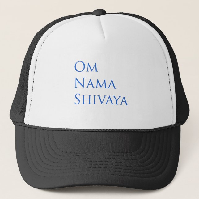 Om Nama Shivaya Trucker Hat (Front)