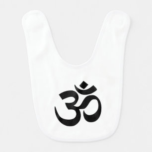 Om Namah Shivaya Aum Shanti Aum Om Symbol ॐ Peace Bib